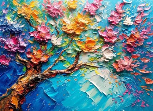 Puzzle 6000 Teile Blume Puzzle Erwachsene, Holzpuzzle Klassische Puzzles Baum Jigsaw Puzzles für Erwachsene und Kinder, Clevere Rätsel Wooden Jigsaw, Geschicklichkeitsspiel für die Ganze Familie g-236 von Gooxehuu