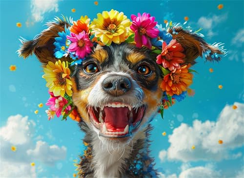 Puzzle 6000 Teile Blume Puzzle Erwachsene, Holzpuzzle Klassische Puzzles Hund Jigsaw Puzzles für Erwachsene und Kinder, Clevere Rätsel Wooden Jigsaw, Geschicklichkeitsspiel für die Ganze Familie g-215 Puzzle 6000 Teile Blume Puzzle Erwachsene, Holzpuzzle Klassische Puzzles Hund Jigsaw Puzzles für Erwachsene und Kinder, Clevere Rätsel Wooden Jigsaw, Geschicklichkeitsspiel für die Ganze Familie g-215 von Gooxehuu