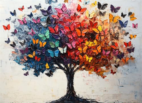 Puzzle 6000 Teile Farbe Puzzle Erwachsene, Holzpuzzle Klassische Puzzles Baum Jigsaw Puzzles für Erwachsene und Kinder, Clevere Rätsel Wooden Jigsaw, Geschicklichkeitsspiel für die Ganze Familie g-34 von Gooxehuu