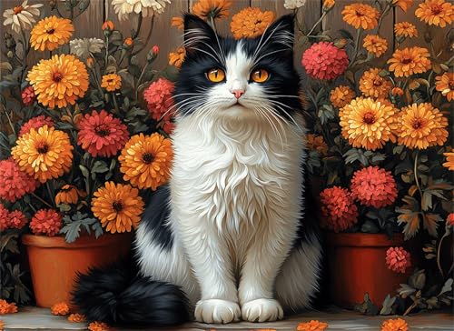 Puzzle 6000 Teile Katze Puzzle Erwachsene, Holzpuzzle Klassische Puzzles Blume Jigsaw Puzzles für Erwachsene Kinder, Clevere Rätsel Wooden Jigsaw, Geschicklichkeitsspiel für die Ganze Familie g-314 Puzzle 6000 Teile Katze Puzzle Erwachsene, Holzpuzzle Klassische Puzzles Blume Jigsaw Puzzles für Erwachsene Kinder, Clevere Rätsel Wooden Jigsaw, Geschicklichkeitsspiel für die Ganze Familie g-314 von Gooxehuu