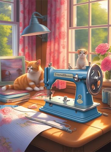 Puzzle 6000 Teile Katze Puzzle Erwachsene, Holzpuzzle Klassische Puzzles Nähmaschine Jigsaw Puzzles für Erwachsene, Clevere Rätsel Wooden Jigsaw, Geschicklichkeitsspiel für die Ganze Familie g-889 Puzzle 6000 Teile Katze Puzzle Erwachsene, Holzpuzzle Klassische Puzzles Nähmaschine Jigsaw Puzzles für Erwachsene, Clevere Rätsel Wooden Jigsaw, Geschicklichkeitsspiel für die Ganze Familie g-889 von Gooxehuu