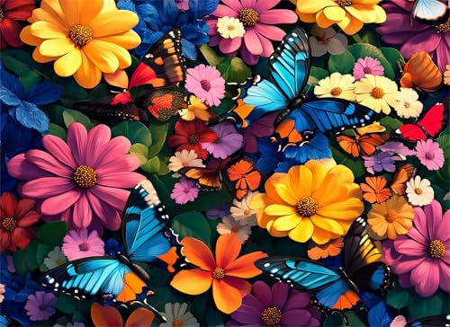 Puzzle 6000 Teile Schmetterling Puzzle Erwachsene, Holzpuzzle Klassische Puzzles Blume Jigsaw Puzzles für Erwachsene, Clevere Rätsel Wooden Jigsaw, Geschicklichkeitsspiel für die Ganze Familie g-189 Puzzle 6000 Teile Schmetterling Puzzle Erwachsene, Holzpuzzle Klassische Puzzles Blume Jigsaw Puzzles für Erwachsene, Clevere Rätsel Wooden Jigsaw, Geschicklichkeitsspiel für die Ganze Familie g-189 von Gooxehuu