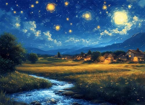 Puzzle 6000 Teile Sternenhimmel Puzzle Erwachsene, Holzpuzzle Klassische Puzzles Landschaft Jigsaw Puzzles für Erwachsene, Clevere Rätsel Wooden Jigsaw, Geschicklichkeitsspiel für Ganze Familie g-451 Puzzle 6000 Teile Sternenhimmel Puzzle Erwachsene, Holzpuzzle Klassische Puzzles Landschaft Jigsaw Puzzles für Erwachsene, Clevere Rätsel Wooden Jigsaw, Geschicklichkeitsspiel für Ganze Familie g-451 von Gooxehuu