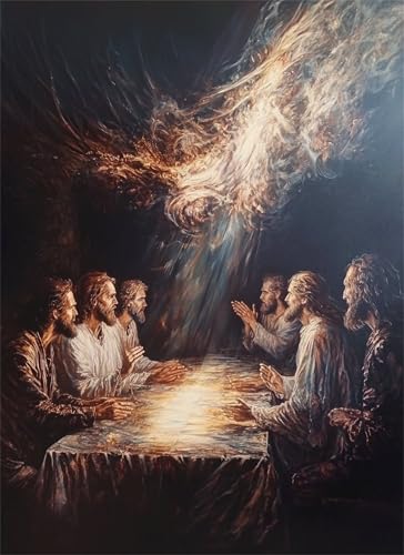 Puzzle 80 Teile Das letzte Abendmahl Puzzle Erwachsene, Holzpuzzle Klassische Puzzles Mann Jigsaw Puzzles für Erwachsene, Clevere Rätsel Wooden Jigsaw, Geschicklichkeitsspiel für Ganze Familie g-1000 von Gooxehuu