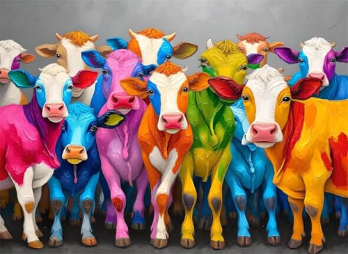 Puzzle 80 Teile Farbe Puzzle Erwachsene, Holzpuzzle Klassische Puzzles Ochse Jigsaw Puzzles für Erwachsene und Kinder, Clevere Rätsel Wooden Jigsaw, Geschicklichkeitsspiel für die Ganze Familie g-32 von Gooxehuu