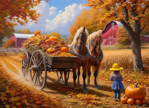 Puzzle 80 Teile Herbst Puzzle Erwachsene, Holzpuzzle Klassische Puzzles Bauernhof Jigsaw Puzzles für Erwachsene und Kinder, Clevere Rätsel Wooden Jigsaw, Geschicklichkeitsspiel für die Ganze g-371 Puzzle 80 Teile Herbst Puzzle Erwachsene, Holzpuzzle Klassische Puzzles Bauernhof Jigsaw Puzzles für Erwachsene und Kinder, Clevere Rätsel Wooden Jigsaw, Geschicklichkeitsspiel für die Ganze g-371 von Gooxehuu