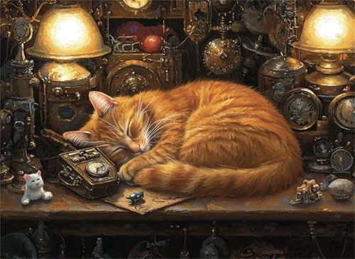 Puzzle 80 Teile Orange Katze Puzzle Erwachsene, Holzpuzzle Klassische Puzzles Tier Jigsaw Puzzles für Erwachsene und Kinder, Clevere Rätsel Wooden Jigsaw, Geschicklichkeitsspiel für die Ganze g-270 Puzzle 80 Teile Orange Katze Puzzle Erwachsene, Holzpuzzle Klassische Puzzles Tier Jigsaw Puzzles für Erwachsene und Kinder, Clevere Rätsel Wooden Jigsaw, Geschicklichkeitsspiel für die Ganze g-270 von Gooxehuu