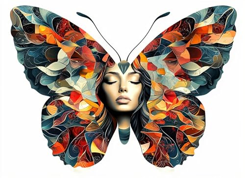 Puzzle 80 Teile Schmetterling Puzzle Erwachsene, Holzpuzzle Klassische Puzzles Fee Jigsaw Puzzles für Erwachsene und Kinder, Clevere Rätsel Wooden Jigsaw, Geschicklichkeitsspiel für die Ganze g-199 Puzzle 80 Teile Schmetterling Puzzle Erwachsene, Holzpuzzle Klassische Puzzles Fee Jigsaw Puzzles für Erwachsene und Kinder, Clevere Rätsel Wooden Jigsaw, Geschicklichkeitsspiel für die Ganze g-199 von Gooxehuu