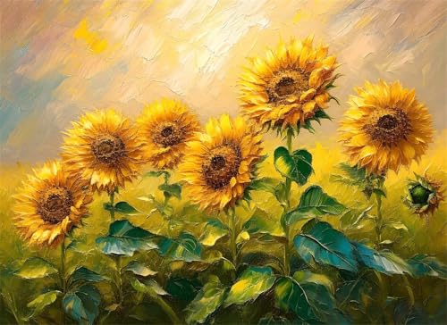 Sonnenblume Puzzle 3000 Teile, Holzpuzzles 122x81cm, Puzzle für Erwachsene und Kinder 12 Jahren, DIY Groß Puzzelmatten, Premium Quality Klassische Wooden Jigsaw, Home Wand Dekor Geschenk Blume g-444 von Gooxehuu