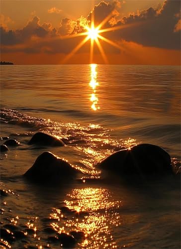 Sonnenuntergang Puzzle 5000 Teile, Holzpuzzles 156.5x105.5cm, Puzzle für Erwachsene und Kinder 12 Jahren, DIY Groß Puzzelmatten, Premium Quality Klassische Wooden Jigsaw, Home Wand Dekor Strand g-871 Sonnenuntergang Puzzle 5000 Teile, Holzpuzzles 156.5x105.5cm, Puzzle für Erwachsene und Kinder 12 Jahren, DIY Groß Puzzelmatten, Premium Quality Klassische Wooden Jigsaw, Home Wand Dekor Strand g-871 von Gooxehuu