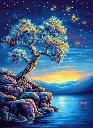 Sternenhimmel Puzzle 3000 Teile, Holzpuzzles 122x81cm, Puzzle für Erwachsene und Kinder 12 Jahren, DIY Groß Puzzelmatten, Premium Quality Klassische Wooden Jigsaw, Home Wand Dekor Geschenk Baum g-978 von Gooxehuu