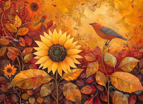 Vogel Puzzle 3000 Teile, Holzpuzzles 122x81cm, Puzzle für Erwachsene und Kinder 12 Jahren, DIY Groß Puzzelmatten, Premium Quality Klassische Wooden Jigsaw, Home Wand Dekor Geschenk Sonnenblume g-354 Vogel Puzzle 3000 Teile, Holzpuzzles 122x81cm, Puzzle für Erwachsene und Kinder 12 Jahren, DIY Groß Puzzelmatten, Premium Quality Klassische Wooden Jigsaw, Home Wand Dekor Geschenk Sonnenblume g-354 von Gooxehuu