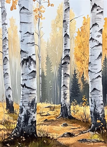 Wald Puzzle 5000 Teile, Holzpuzzles 156.5x105.5cm, Puzzle für Erwachsene und Kinder 12 Jahren, DIY Groß Puzzelmatten, Premium Quality Klassische Wooden Jigsaw, Home Wand Dekor Geschenk Birke g-935 Wald Puzzle 5000 Teile, Holzpuzzles 156.5x105.5cm, Puzzle für Erwachsene und Kinder 12 Jahren, DIY Groß Puzzelmatten, Premium Quality Klassische Wooden Jigsaw, Home Wand Dekor Geschenk Birke g-935 von Gooxehuu
