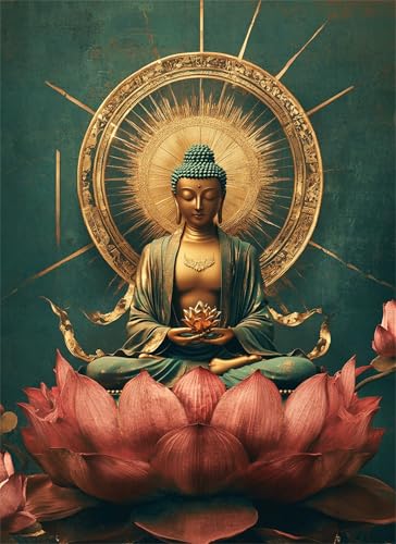 Zen Puzzle 500 Teile, Holzpuzzles 52x38cm, Puzzle für Erwachsene und Kinder 12 Jahren, DIY Groß Puzzelmatten, Premium Quality Klassische Wooden Jigsaw, Home Wand Dekor oder als Geschenk Lotus g-541 Zen Puzzle 500 Teile, Holzpuzzles 52x38cm, Puzzle für Erwachsene und Kinder 12 Jahren, DIY Groß Puzzelmatten, Premium Quality Klassische Wooden Jigsaw, Home Wand Dekor oder als Geschenk Lotus g-541 von Gooxehuu