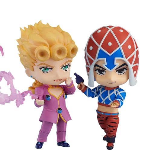 2PCS Anime JJBA Figur Guīdo Mista/Giorno Giovanna Actionfigur 11CM PVC Skulptur Statue Sammlerstück Desktop Ornamente 2PCS Anime JJBA Figur Guīdo Mista/Giorno Giovanna Actionfigur 11CM PVC Skulptur Statue Sammlerstück Desktop Ornamente von Gooyeh