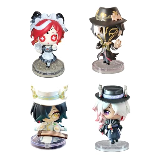 Anime Figur, The Ripper Figur, Xie Bi'an Fan Wujiu Anime Figuren, 8CM, Auto Dekoration, Fiona Gilman Figur, Manga Spielfiguren, Anime Merch für Fans, 4PCS Anime Figur, The Ripper Figur, Xie Bi'an Fan Wujiu Anime Figuren, 8CM, Auto Dekoration, Fiona Gilman Figur, Manga Spielfiguren, Anime Merch für Fans, 4PCS von Gooyeh