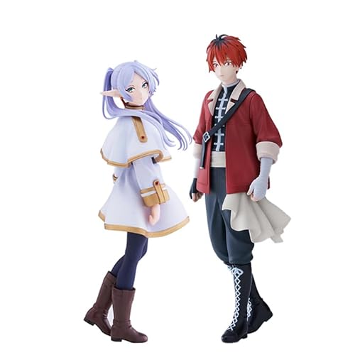 Gooyeh 2PCS Frieren Figur Stark Anime Figur Frieren Beyond Journey's End Figur Anime-Modell-Skulptur in Sitzender Position Cartoon Charakter Modell Auto Dekoration Skulptur Sammlerstücke 15CM Gooyeh 2PCS Frieren Figur Stark Anime Figur Frieren Beyond Journey's End Figur Anime-Modell-Skulptur in Sitzender Position Cartoon Charakter Modell Auto Dekoration Skulptur Sammlerstücke 15CM von Gooyeh