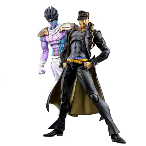 Gooyeh 2PCS Star Platinum Figur Anime Actionfiguren Statue Modell Desktop Ornament Sammlerstück Geschenk Boxed Spielzeugfiguren 17cm + 25cm von Gooyeh