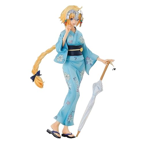 Gooyeh Anime Figur FGO Fate Stay Night Anime Figur Jeanne d'Arc PVC Statue Ornament Sammlermodell Geschenk 21cm von Gooyeh