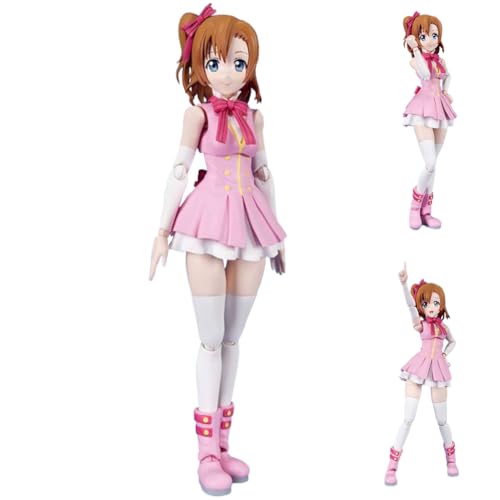 Gooyeh Anime Figuren Honoka Kousaka Figur Statue PVC Skulptur Bewegliches und austauschbares Zubehör Modell Ornamente Büro Dekorationen Sammlerstück 15CM von Gooyeh