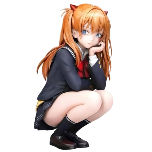 Gooyeh Asuka Langley Soryu Figur, Uniform Squat Position Asuka Langley Soryu Anime Actionfigur Cartoon Charakter Modell Desktop Dekoration Sammlerstück 14 cm Gooyeh Asuka Langley Soryu Figur, Uniform Squat Position Asuka Langley Soryu Anime Actionfigur Cartoon Charakter Modell Desktop Dekoration Sammlerstück 14 cm von Gooyeh
