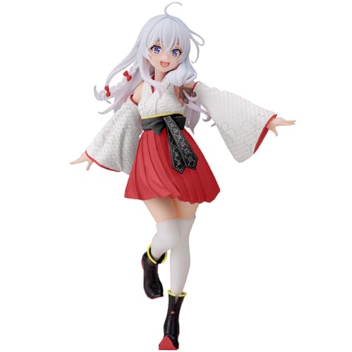 Gooyeh Elaina Figur, Anime Modell, Elaina Anime Figure, Kimono-Modell, Cartoon Figuren, Auto Dekoration, Sammlerstück, Geschenke, 20CM (Weiß) von Gooyeh