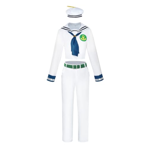 Gooyeh Higashikata Jōsuke Anime Cosplay Kostüme College Style Sailor Kostüm Theater Performance Anzug Halloween Cosplay Performance Kostüm Comic Con Jacke Hose Kostüm von Gooyeh