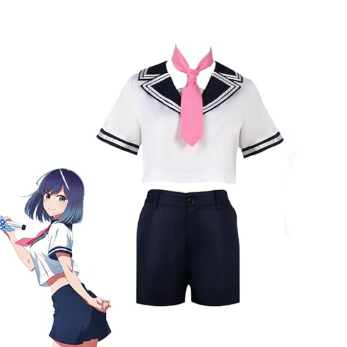 Gooyeh Oshi no Ko Anime Cosplay Kostüme Hoshino rubi/Arima kana/Akane Kurokawa/Akuamarin Hoshino Cosplay Sommer Seemannsanzug Comic Con Anime Kostüme Bühnenperformance Anzug Gooyeh Oshi no Ko Anime Cosplay Kostüme Hoshino rubi/Arima kana/Akane Kurokawa/Akuamarin Hoshino Cosplay Sommer Seemannsanzug Comic Con Anime Kostüme Bühnenperformance Anzug von Gooyeh