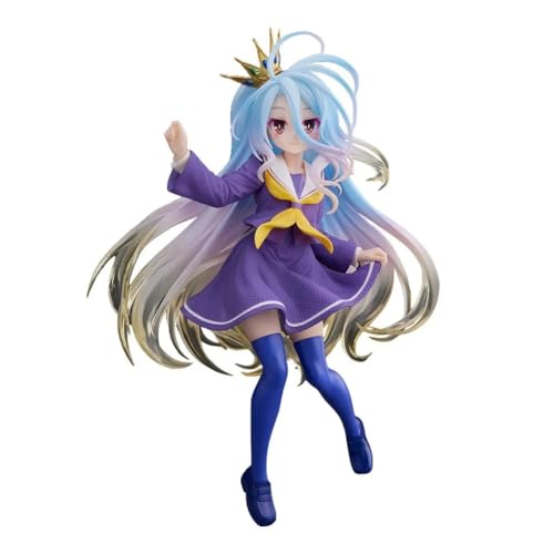 Gooyeh Shiro Figur NO Game NO Life Anime Figur PVC Statue Modell Ornamente Heimdekorationen Sammlerstücke Geschenke 18cm von Gooyeh