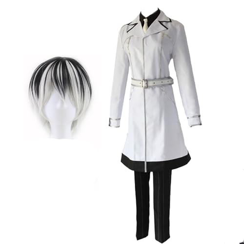 Gooyeh Tokyo Ghoul Cosplay Sasaki haise (Kaneki Ken) Anime Cosplay Kostüm Comic Con Bühne Performance Karneval Kostüm Full Set 2 Styles mit Perücke/ohne Perücke von Gooyeh