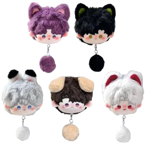Gooyeh Xavier Plüsch-Anhänger, Anime-Jungen-Figur, weich, gefüllt, pelzig, Rucksack, Schlüsselanhänger, Charm-Dekoration, Geburtstagsgeschenk, 11 cm, 5 Stück Gooyeh Xavier Plüsch-Anhänger, Anime-Jungen-Figur, weich, gefüllt, pelzig, Rucksack, Schlüsselanhänger, Charm-Dekoration, Geburtstagsgeschenk, 11 cm, 5 Stück von Gooyeh