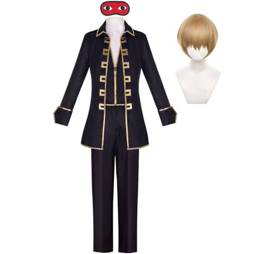 Okita Sougo Cosplay Kostüm Anime Uniformen Komplettes Set Cartoon Charakter Rollenspiel Outfits Halloween Karneval Party Dress Up Anzug mit Perücke für Herren Okita Sougo Cosplay Kostüm Anime Uniformen Komplettes Set Cartoon Charakter Rollenspiel Outfits Halloween Karneval Party Dress Up Anzug mit Perücke für Herren von Gooyeh