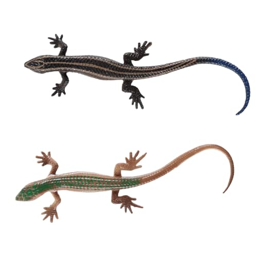 Gorise 2 Stück Eidechsenspielzeug, Modell-Actionfiguren, Pädagogische Wildtier-Geschenke, Sammlung, Wissenschaftliche Pädagogische Requisiten Für Kätzchen Und Erwachsene Katzen Gorise 2 Stück Eidechsenspielzeug, Modell-Actionfiguren, Pädagogische Wildtier-Geschenke, Sammlung, Wissenschaftliche Pädagogische Requisiten Für Kätzchen Und Erwachsene Katzen von Gorise