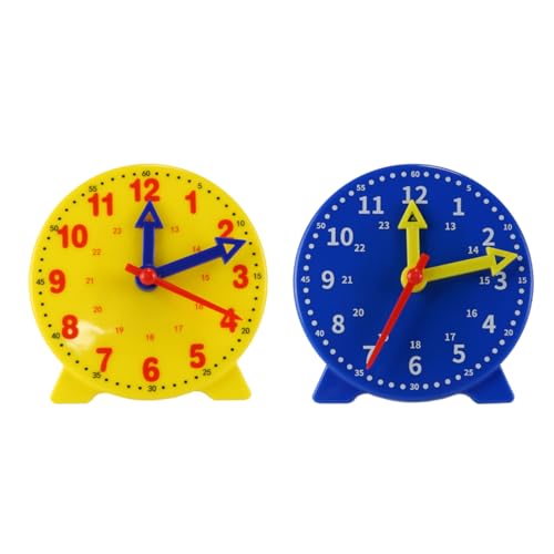 Gorise 2PCS Lehruhren Zum Lernen, Die Zeituhr Zu Lesen. Lehrdemonstration Zum Lesen Der Zeituhr. Gorise 2PCS Lehruhren Zum Lernen, Die Zeituhr Zu Lesen. Lehrdemonstration Zum Lesen Der Zeituhr. von Gorise