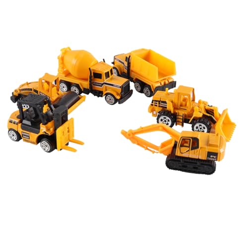 Gorise Baufahrzeug-Set Aus Legierung Im Maßstab 1:64 Mit Verkehrszeichen, Bagger, Betonmischer, LKW Aus Metall Und Straßensimulationskarte, Langlebige Technische Modellreihe Gorise Baufahrzeug-Set Aus Legierung Im Maßstab 1:64 Mit Verkehrszeichen, Bagger, Betonmischer, LKW Aus Metall Und Straßensimulationskarte, Langlebige Technische Modellreihe von Gorise