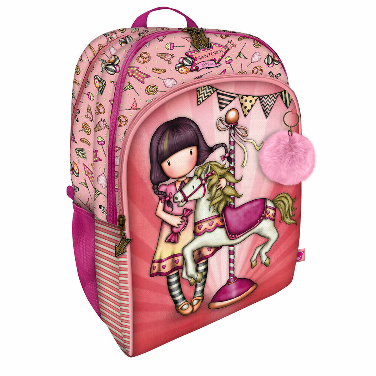 Schulrucksack Gorjuss Carousel Lachsfarben 34.5 x 43.5 x 22 cm Schulrucksack Gorjuss Carousel Lachsfarben 34.5 x 43.5 x 22 cm von Gorjuss
