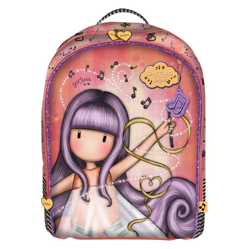 Schulrucksack Little Dancer Gorjuss Little dancer Lachsfarben (32 x 45 x 13.5 cm) von Gorjuss