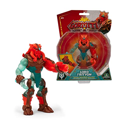 GORMITI - Deluxe Figuren 12 cm, Serie 3, Alfa Lord Trityon, Sortiment 7, Gelenke und mit Angriffsfunktion, ab 4 Jahren, Giochi Preziosi, GRA39100 von Gormiti