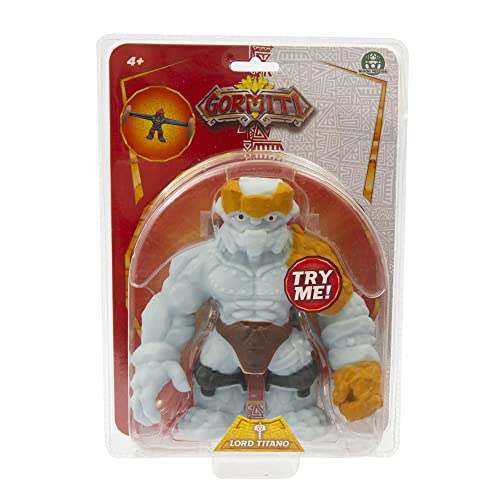 GORMITI Alpha Lord Titano, erweiterbare Figuren, bis zu 3-mal so groß wie Ihre Größe, Höhe 14 cm, Serie 3, für Kinder ab 4 Jahren, GRA44200, wertvolle Spiele, Mehrfarbig von Gormiti