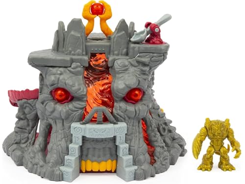 Gormiti - Legends Vulcano Playset, zum Spielen mit Actionfiguren der Kinder-Serie, mit Spielzeug und Zubehör, ab 4 Jahren, berühmt (GRL01000), Mehrfarbig, Einheitsgröße von Gormiti