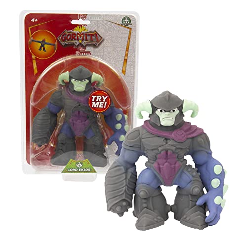 GORMITI Lord Eklos Figuren ausziehbar bis zu 3-fache Größe, Höhe 14 cm, Serie 3, für Kinder ab 4 Jahren, GRA45200, Giochi Preziosi, Mehrfarbig von Gormiti