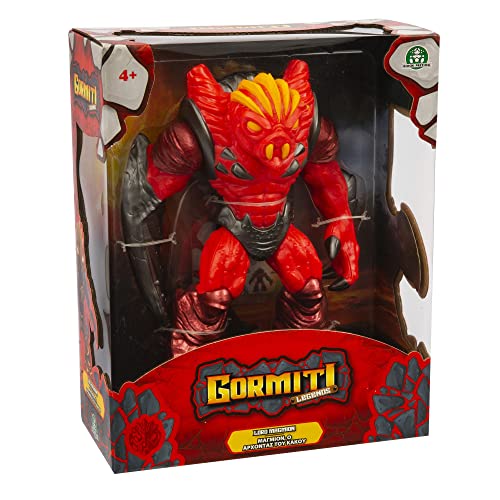 Gormiti - Lord Magmion von Las Giant Figures Legends, Actionfigur mit einem der Protagonisten der Kinderserie, Puppen für Jungen und Mädchen ab 4 Jahren, Famosa (GRL11200) von Gormiti