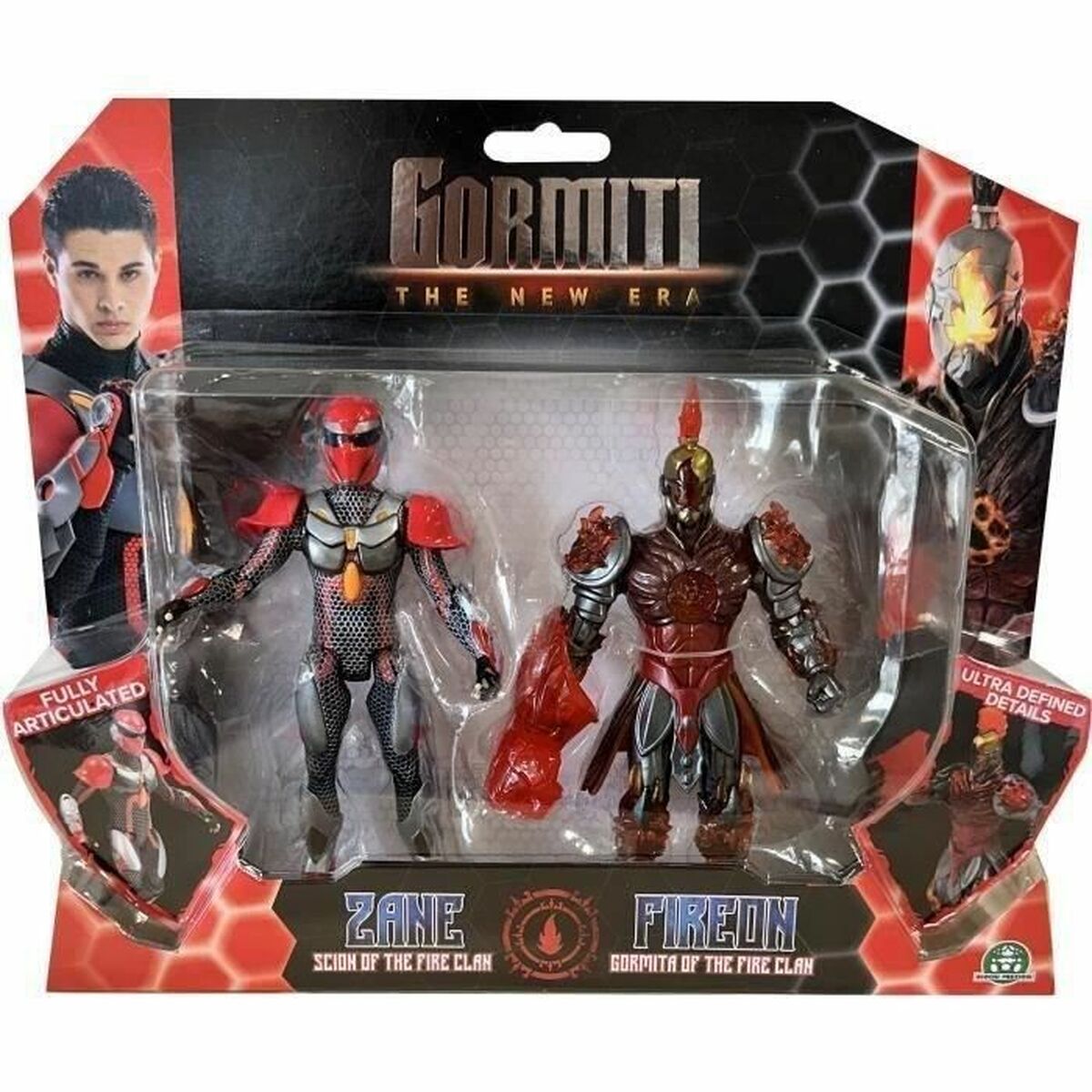 Playset Gormiti GORMITI - Scion and Gormiti associated Fire - Zane and Fireon 15 cm Playset Gormiti GORMITI - Scion and Gormiti associated Fire - Zane and Fireon 15 cm von Gormiti