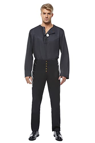 Gosbeliy Herren Geralt Cosplay Kostüm Erwachsene Geralt of Rivia Verkleidung Hexe Casual Uniform Schwarz, Schwarz, XXL Gosbeliy Herren Geralt Cosplay Kostüm Erwachsene Geralt of Rivia Verkleidung Hexe Casual Uniform Schwarz, Schwarz, XXL von Gosbeliy