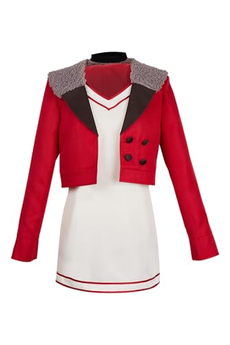 Gosbeliy Momo Ayase Cosplay Kostüm Anime Frauenkleider Dandadan Costume Halloween Karneval XS von Gosbeliy