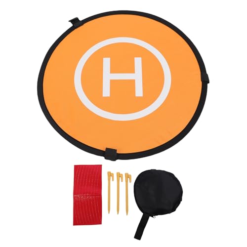 Goshyda Lande Pad Regensicher Faltbarer Oxford -Stoff Reflektierende Drohnen -Startkissen in 3 Größen für Hubschrauberquadcopter Erhältlich (55cm) von Goshyda
