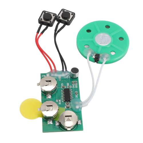 Goshyda Music Recorder -Modul, Sound -Aufnahmemodul Wiedergabe Einmal für die Begrüßungskarte Goshyda Music Recorder -Modul, Sound -Aufnahmemodul Wiedergabe Einmal für die Begrüßungskarte von Goshyda