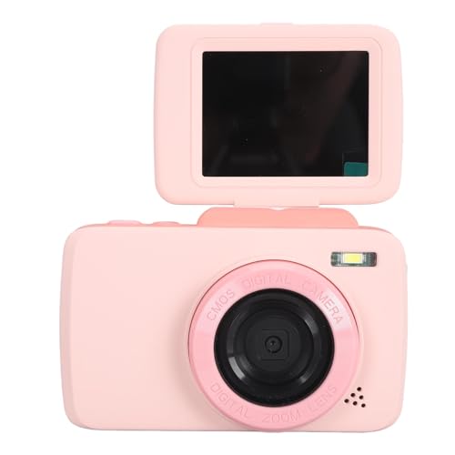 Kinderkamera, 40 MP 1080P Kinder-Video-Camcorder-Kamera mit 2,4-Zoll-Klappbildschirm, Digitale Selfie-Kamera mit Autofokus, Integrierte Spiele, für Jungen und Mädchen von Goshyda