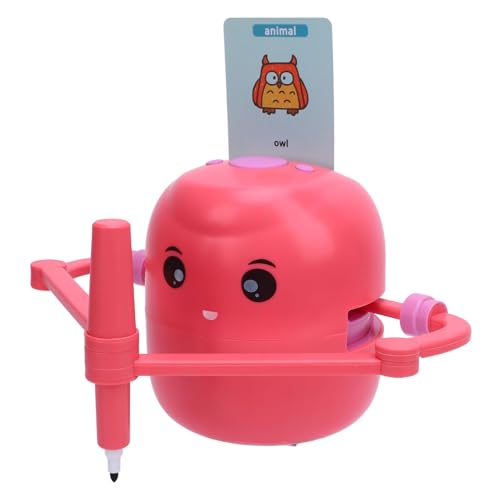 Zeichnen von Roboter für Kinder mit 252 Karten, Interaktiver Bildungszeichner Roboter mit Sprachinteraktion, 12pcs Stifte, Geeignet für 3+ Im Alter von 3+ (RED) von Goshyda