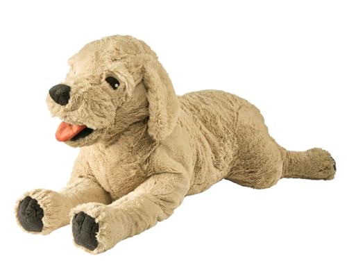 Gosig Golden Stofftier Plüsch-Hund Retriever mit 70cm länge - sehr weich und kuschelig - sicherheitsgetestet - maschinenwaschbar von Gosig Golden